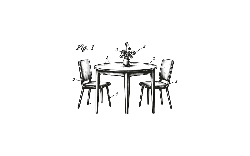 Dining Room patent illustration